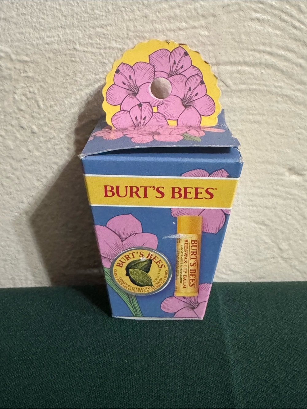 Burt's Bees Lip Balm & cuticle cream Gift Set